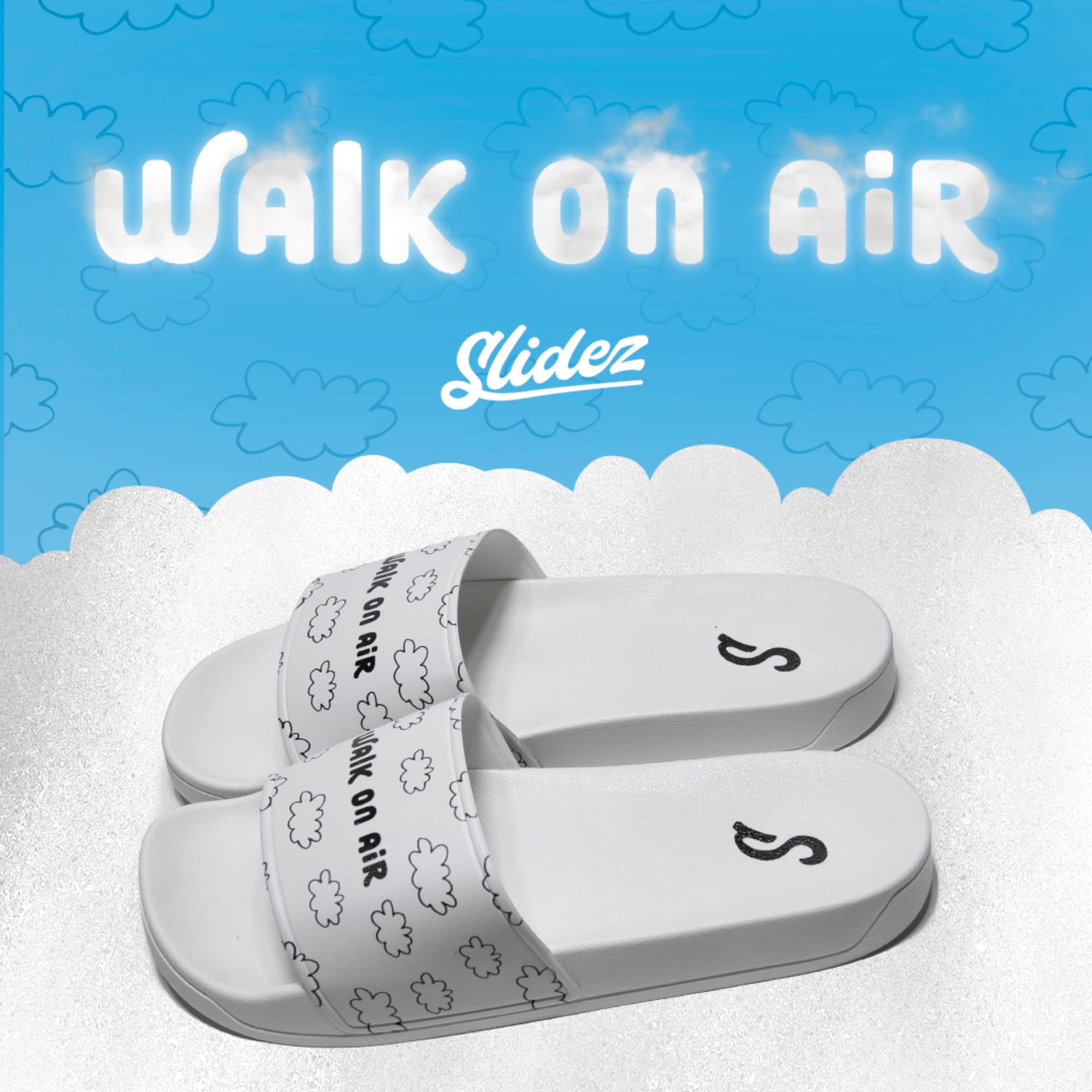 Slidez 'Walk on Air' launch graphic